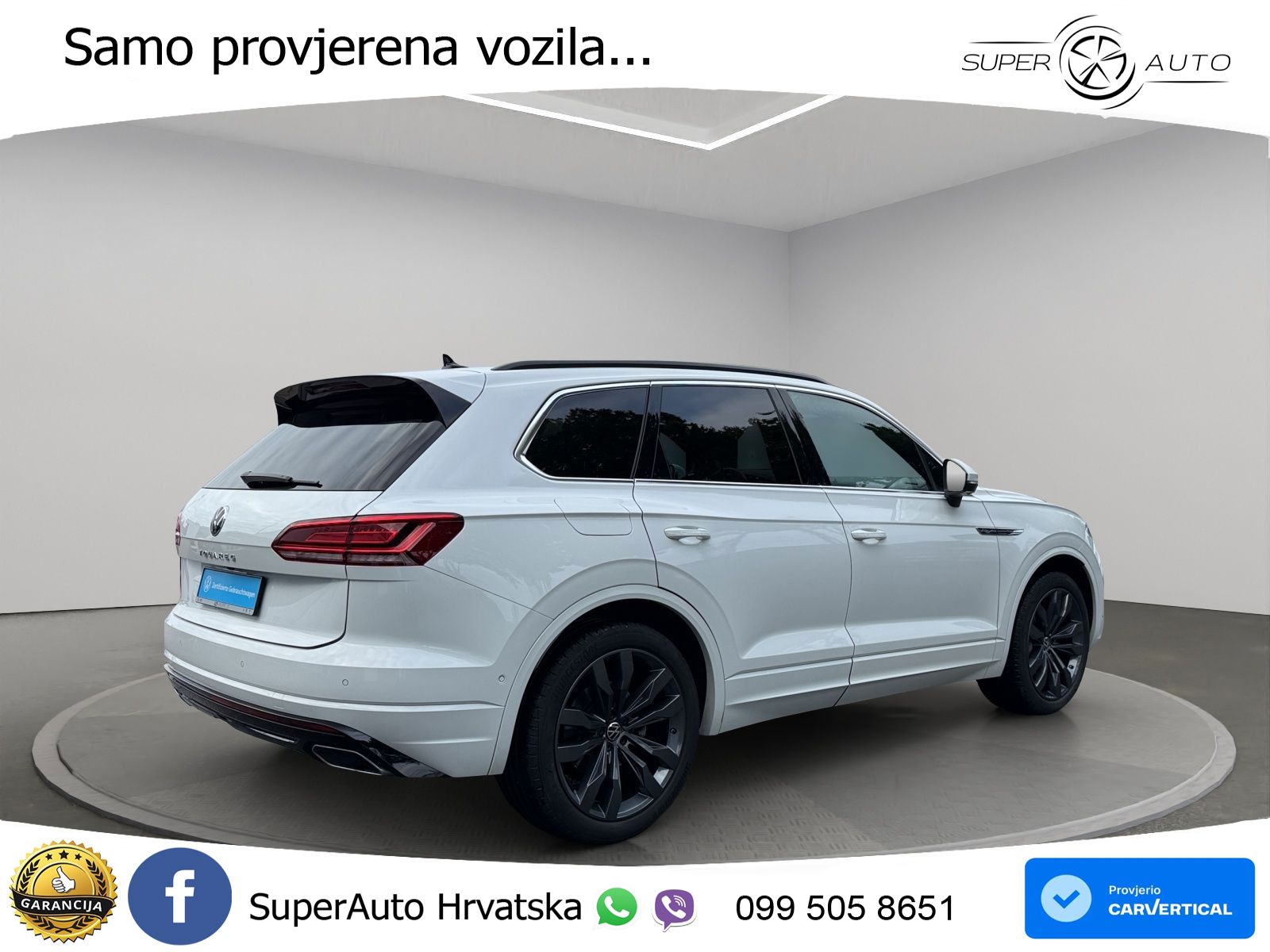 Volkswagen Touareg 3.0 V6 TDI (286 KS) 4MOTION Tiptronic R-Line ZRAČNI+ACC+GR SJED+KAM+PANO