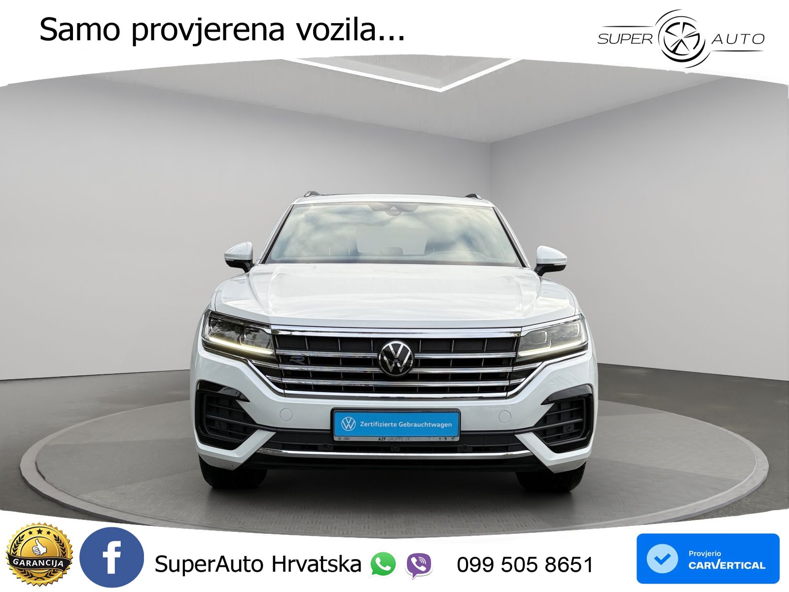 Volkswagen Touareg 3.0 V6 TDI (286 KS) 4MOTION Tiptronic R-Line ZRAČNI+ACC+GR SJED+KAM+PANO