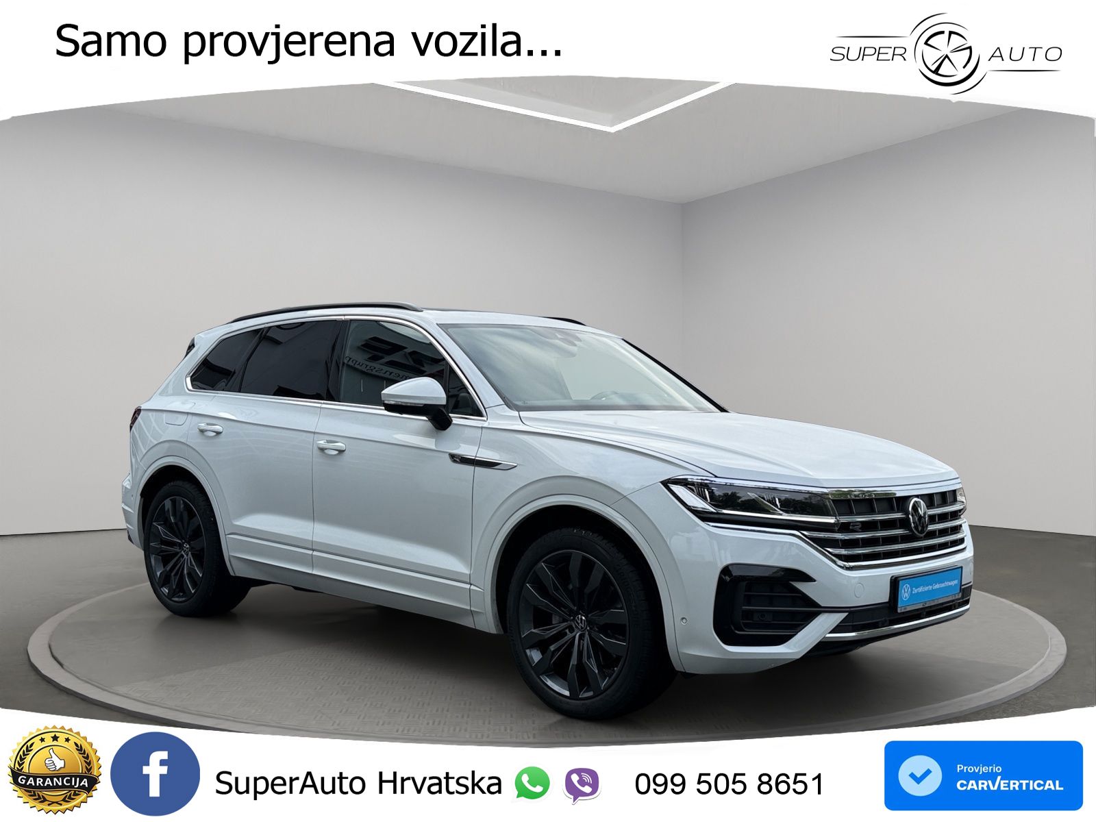 Volkswagen Touareg 3.0 V6 TDI (286 KS) 4MOTION Tiptronic R-Line ZRAČNI+ACC+GR SJED+KAM+PANO