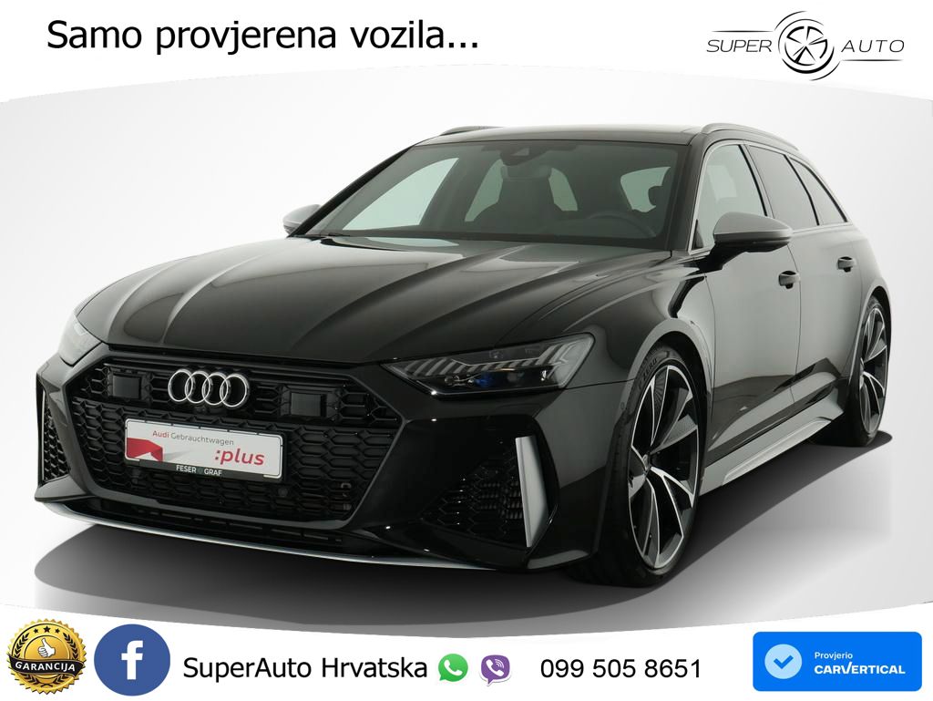 Audi RS6 Avant 4.0 TFSI V8 (600 KS) quattro Tiptronic Kuka ACC+HEAD+GR SJED+360+PANO