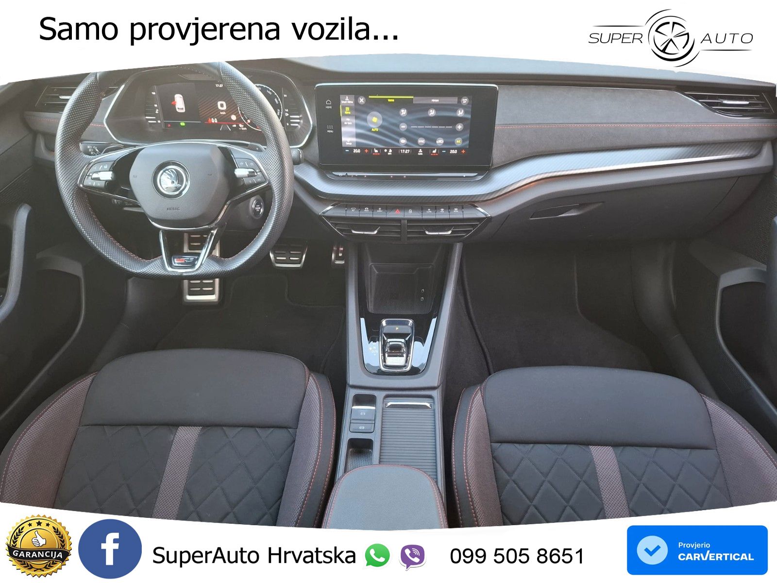 Škoda Octavia Combi RS 2.0 TDI (200 KS) DSG LED+GR SJED+ACC