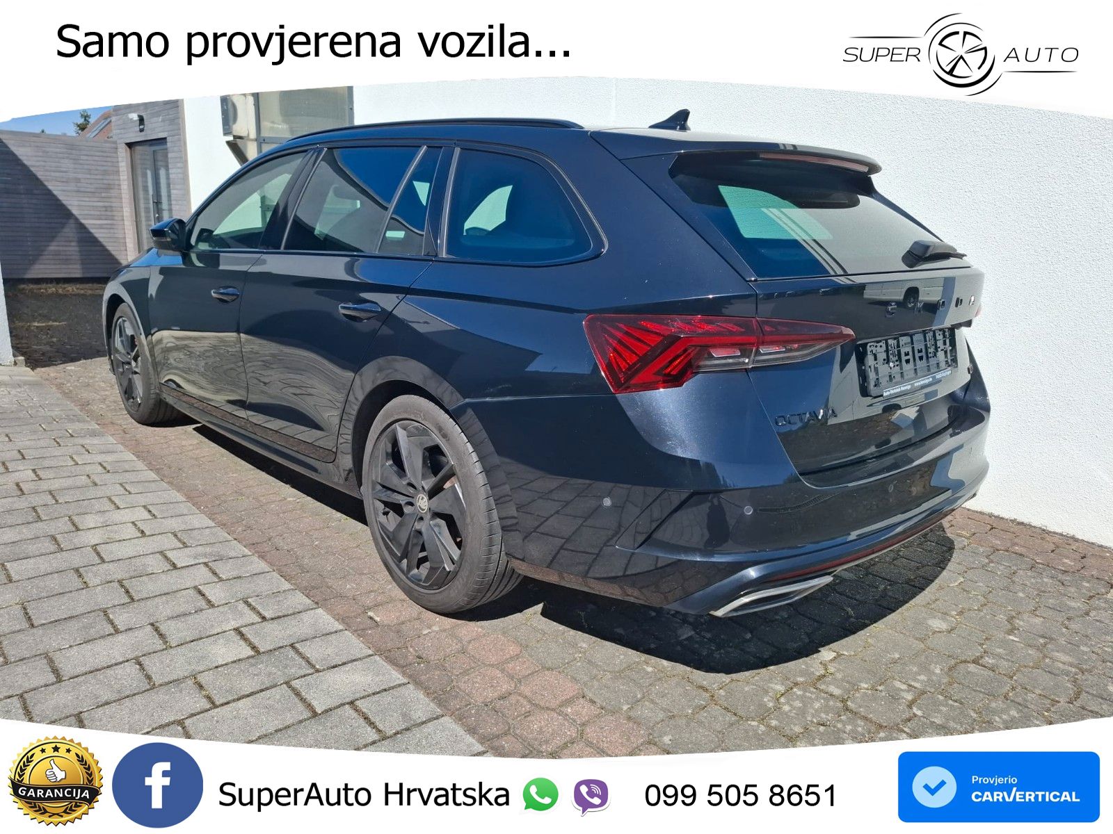 Škoda Octavia Combi RS 2.0 TDI (200 KS) DSG LED+GR SJED+ACC