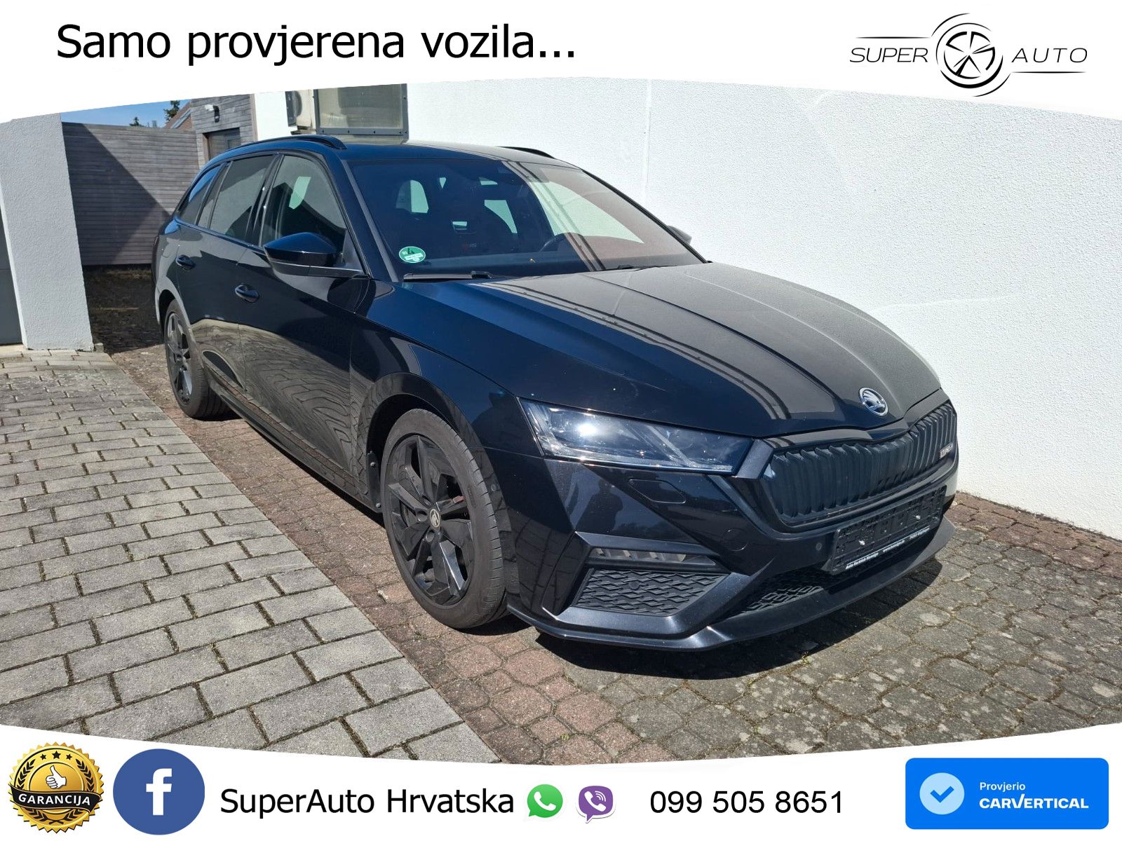 Škoda Octavia Combi RS 2.0 TDI (200 KS) DSG LED+GR SJED+ACC
