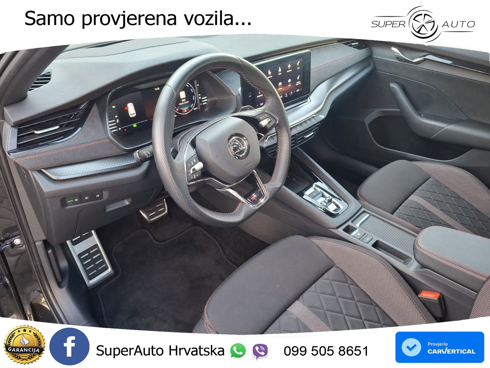 Škoda Octavia Combi RS 2.0 TDI (200 KS) DSG LED+GR SJED+ACC