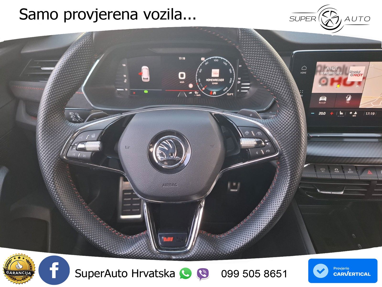 Škoda Octavia Combi RS 2.0 TDI (200 KS) DSG LED+GR SJED+ACC