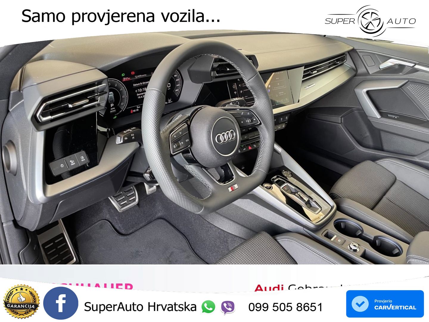 Audi A3 45 TFSIe (272 KS) S tronic S line LED+GR SJED+ACC