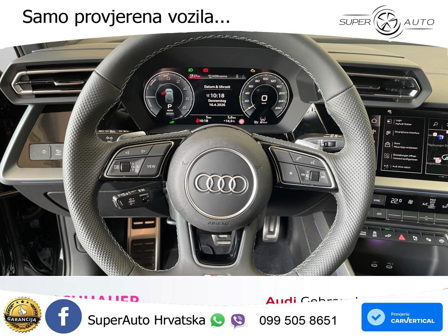 Audi A3 45 TFSIe (272 KS) S tronic S line LED+GR SJED+ACC