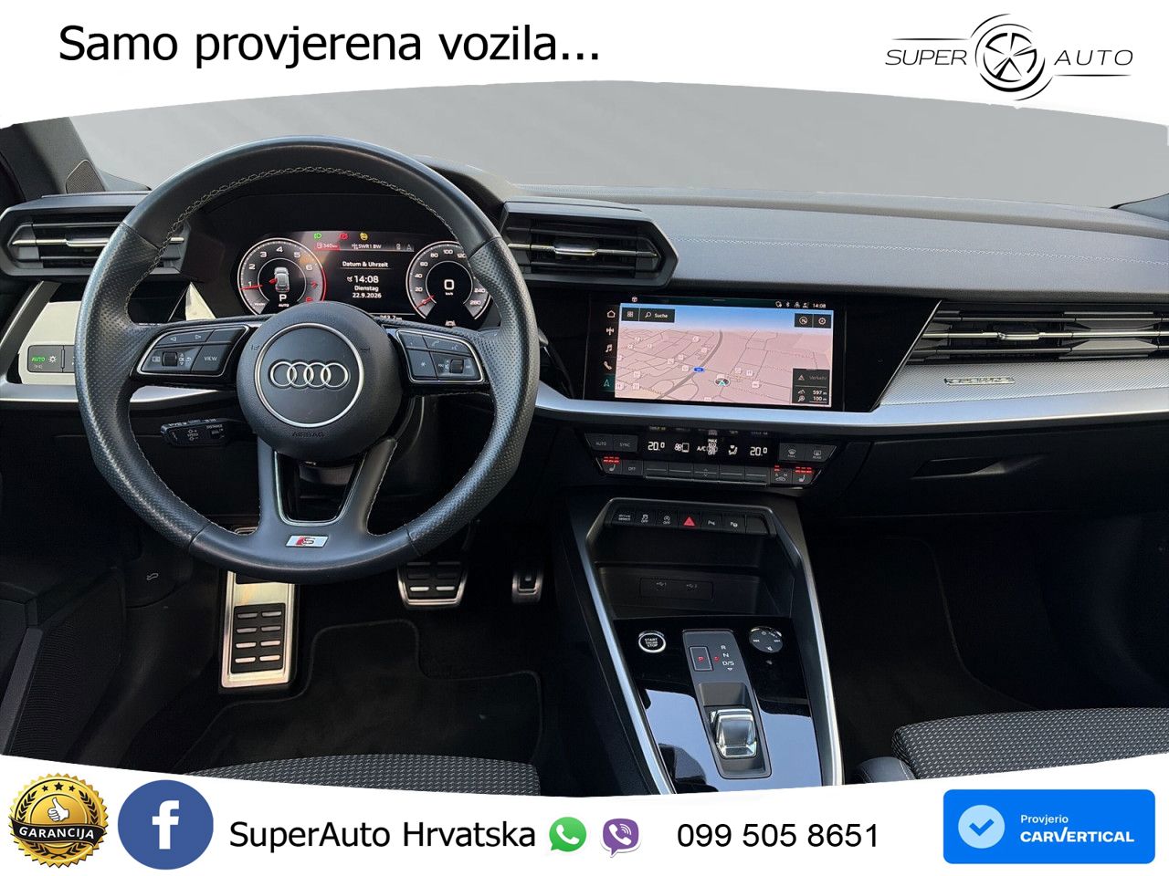 Audi A3 40 TFSI (190 KS) quattro S tronic S line