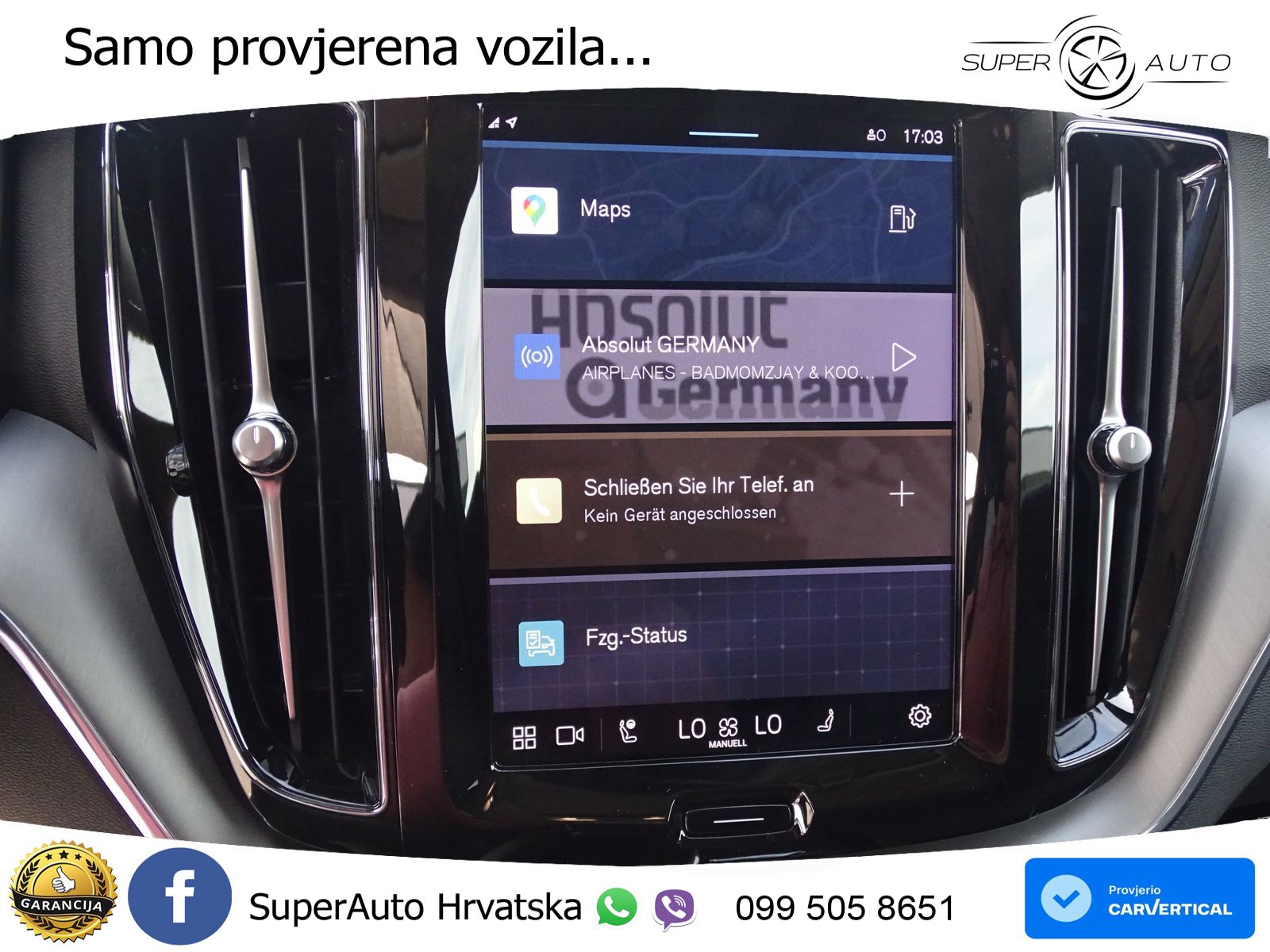 Volvo XC60 B4 Diesel FWD Geartronic LED+GR SJED+ACC