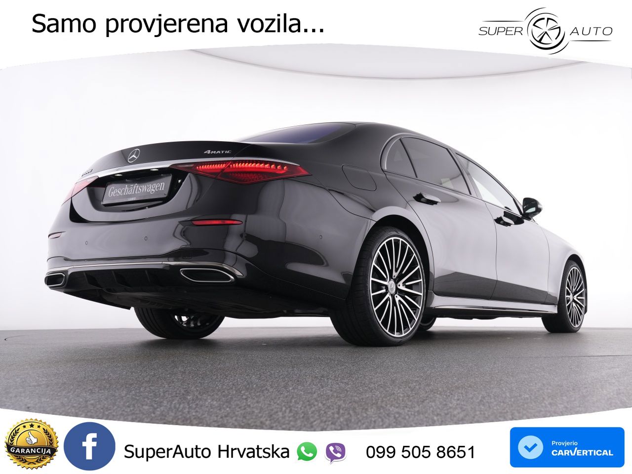 Mercedes S 450d (367 KS) EQ Boost 4MATIC 9G-TRONIC AMG ACC+HEAD+4xGR SJED+360+PANO