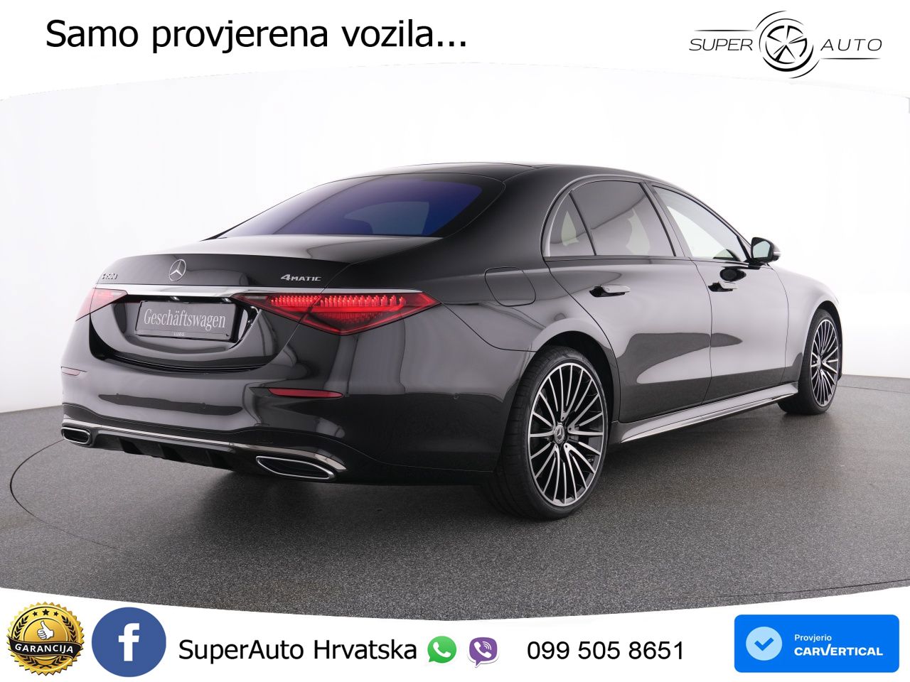Mercedes S 450d (367 KS) EQ Boost 4MATIC 9G-TRONIC AMG ACC+HEAD+4xGR SJED+360+PANO