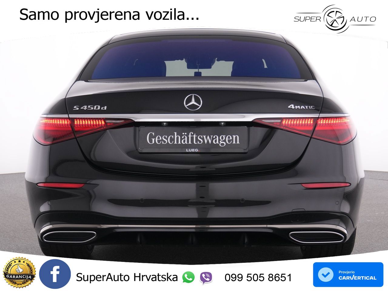 Mercedes S 450d (367 KS) EQ Boost 4MATIC 9G-TRONIC AMG ACC+HEAD+4xGR SJED+360+PANO