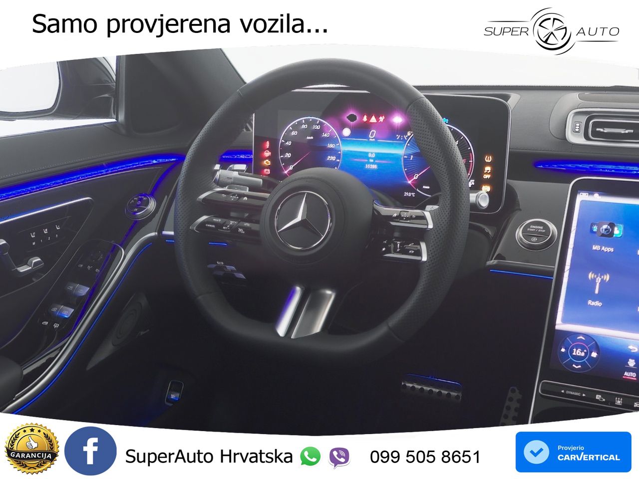 Mercedes S 450d (367 KS) EQ Boost 4MATIC 9G-TRONIC AMG ACC+HEAD+4xGR SJED+360+PANO