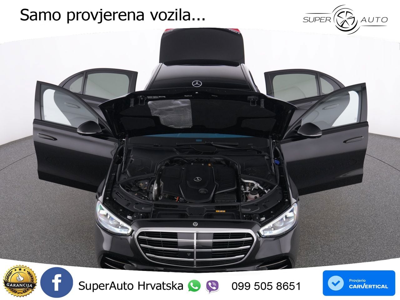 Mercedes S 450d (367 KS) EQ Boost 4MATIC 9G-TRONIC AMG ACC+HEAD+4xGR SJED+360+PANO
