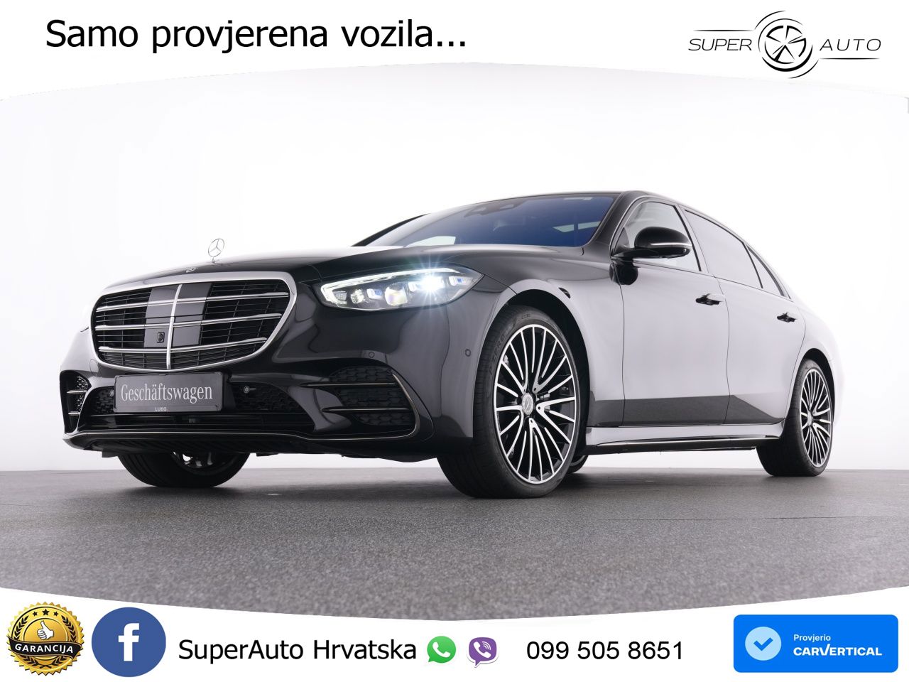 Mercedes S 450d (367 KS) EQ Boost 4MATIC 9G-TRONIC AMG ACC+HEAD+4xGR SJED+360+PANO