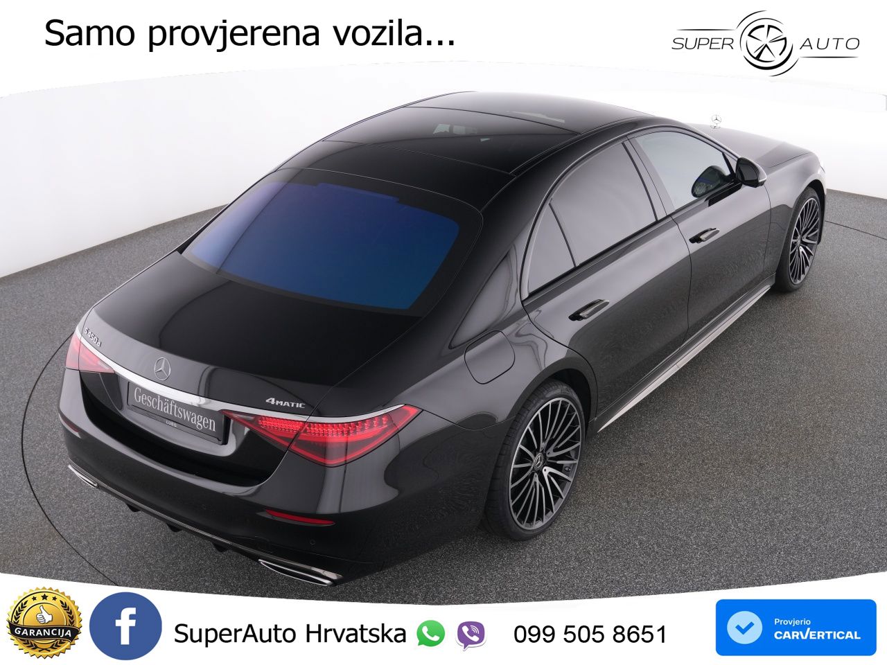 Mercedes S 450d (367 KS) EQ Boost 4MATIC 9G-TRONIC AMG ACC+HEAD+4xGR SJED+360+PANO
