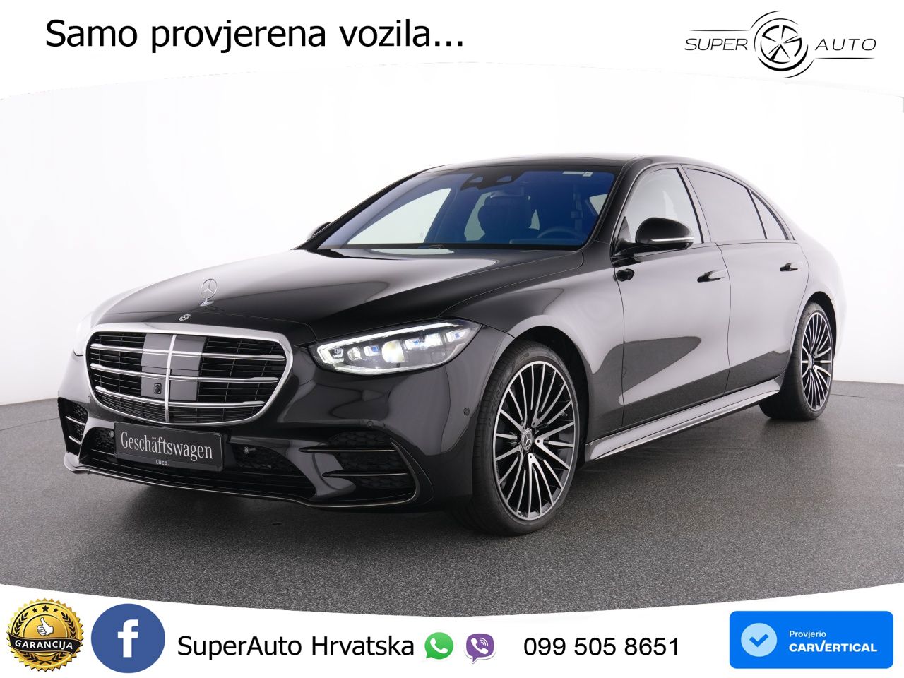 Mercedes S 450d (367 KS) EQ Boost 4MATIC 9G-TRONIC AMG ACC+HEAD+4xGR SJED+360+PANO