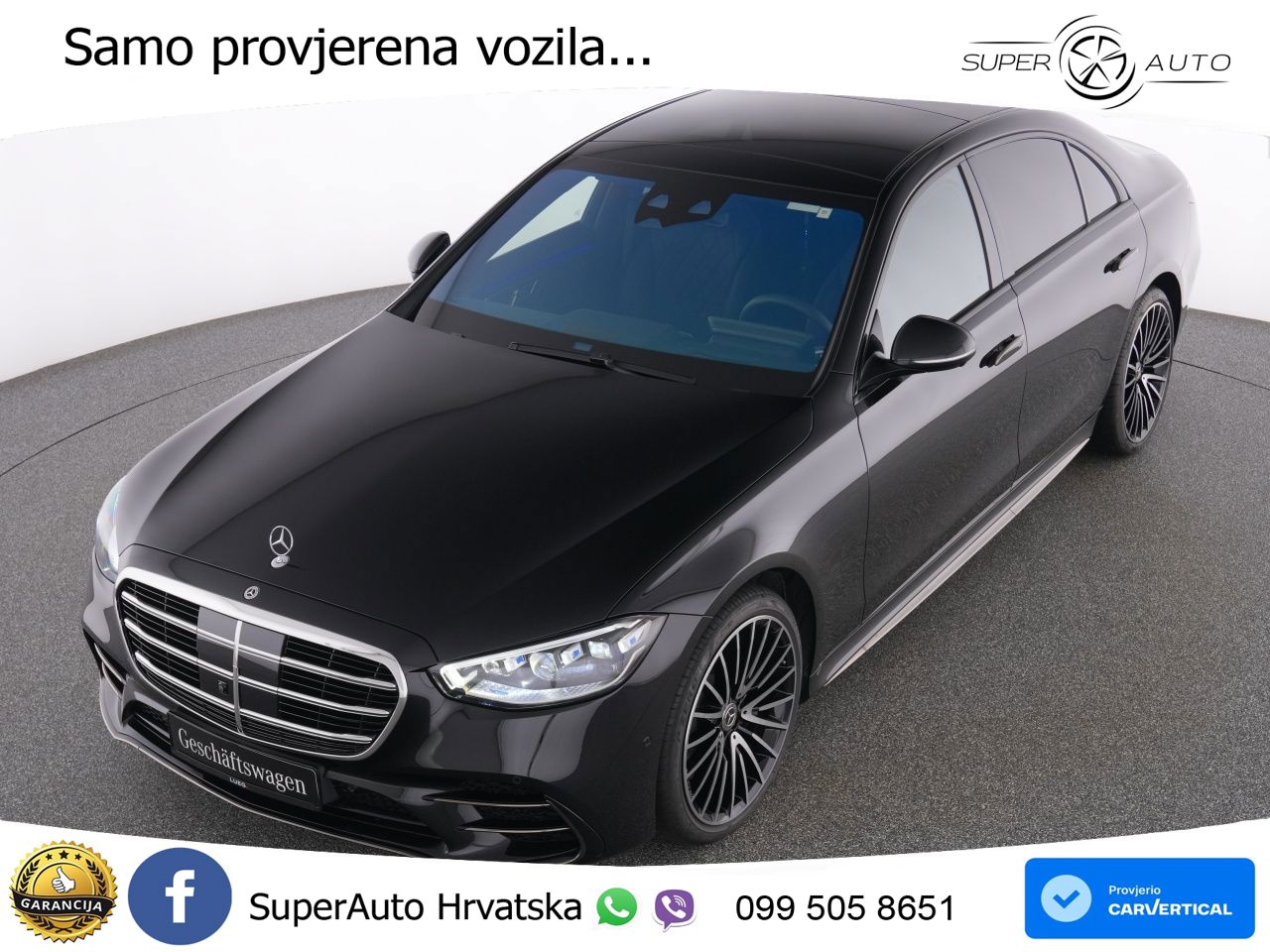 Mercedes S 450d (367 KS) EQ Boost 4MATIC 9G-TRONIC AMG ACC+HEAD+4xGR SJED+360+PANO