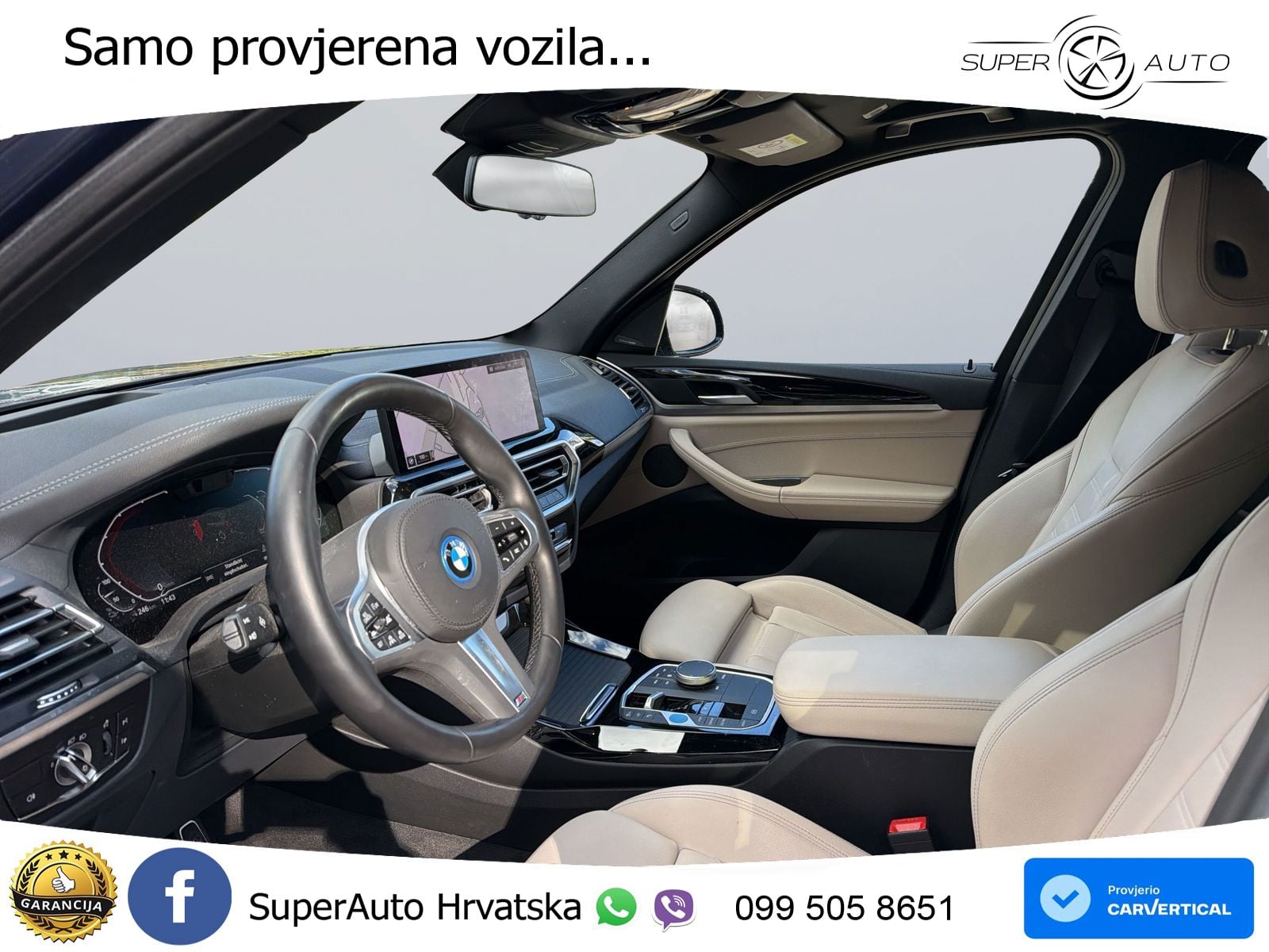 BMW iX3 80 kWh (286 KS) M Sport LED+GR SJED+ACC
