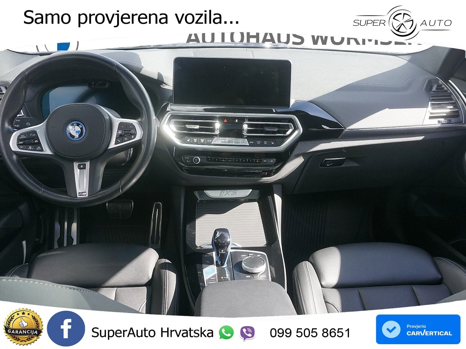 BMW iX3 80 kWh (286 KS) M Sport LED+GR SJED+ACC