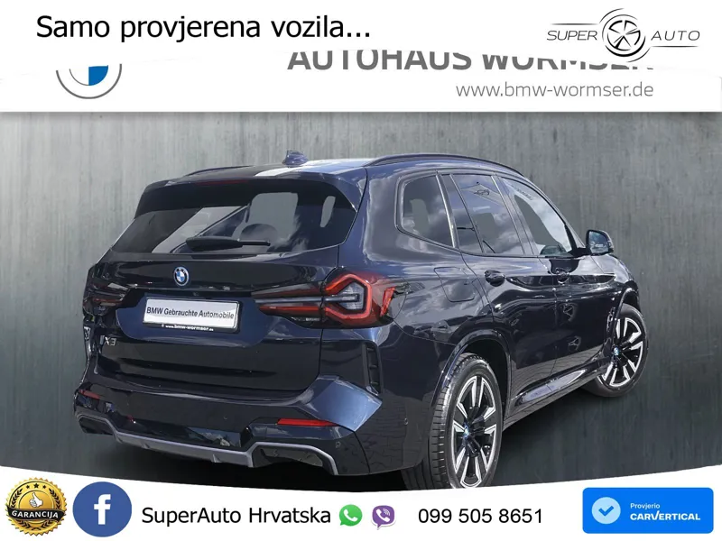 BMW iX3 80 kWh (286 KS) M Sport LED+GR SJED+ACC