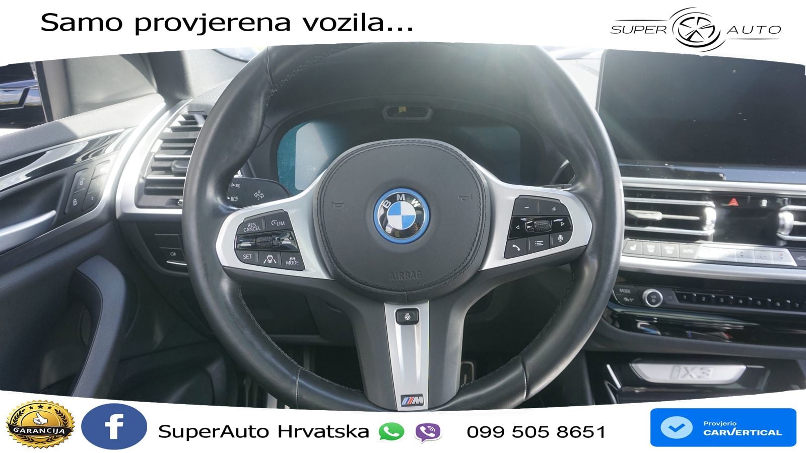 BMW iX3 80 kWh (286 KS) M Sport LED+GR SJED+ACC