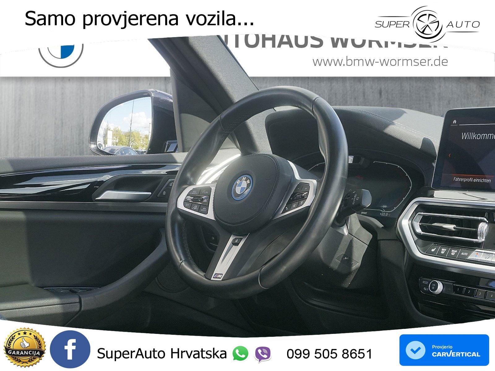BMW iX3 80 kWh (286 KS) M Sport LED+GR SJED+ACC