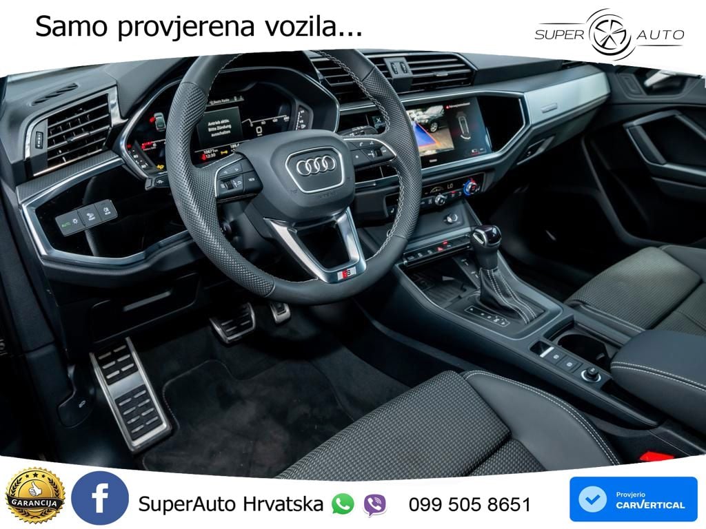 Audi Q3 II Sportback 35 TFSI (150 KS) S tronic 2x S line LED+GR SJED+ACC