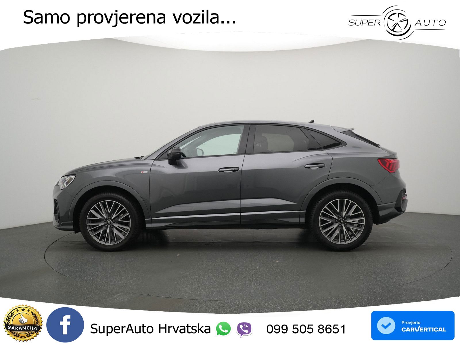 Audi Q3 II Sportback 40 TFSI (190 KS) quattro S tronic S line LED+GR SJED+ACC