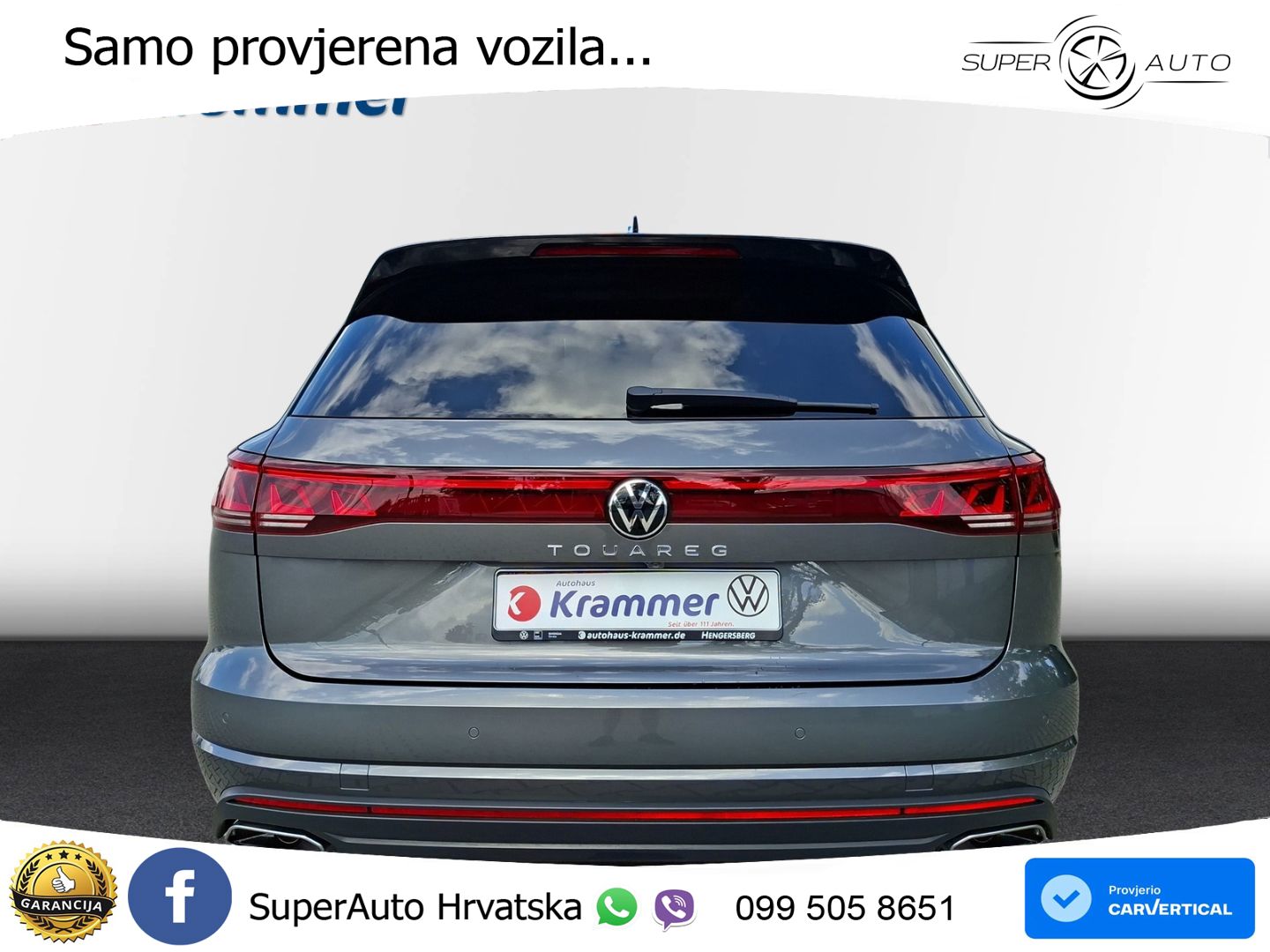 Volkswagen Touareg 3.0 V6 TSI (340 KS) 4MOTION Tiptronic ZRAČNI+ACC+GR SJED+KAM+PANO