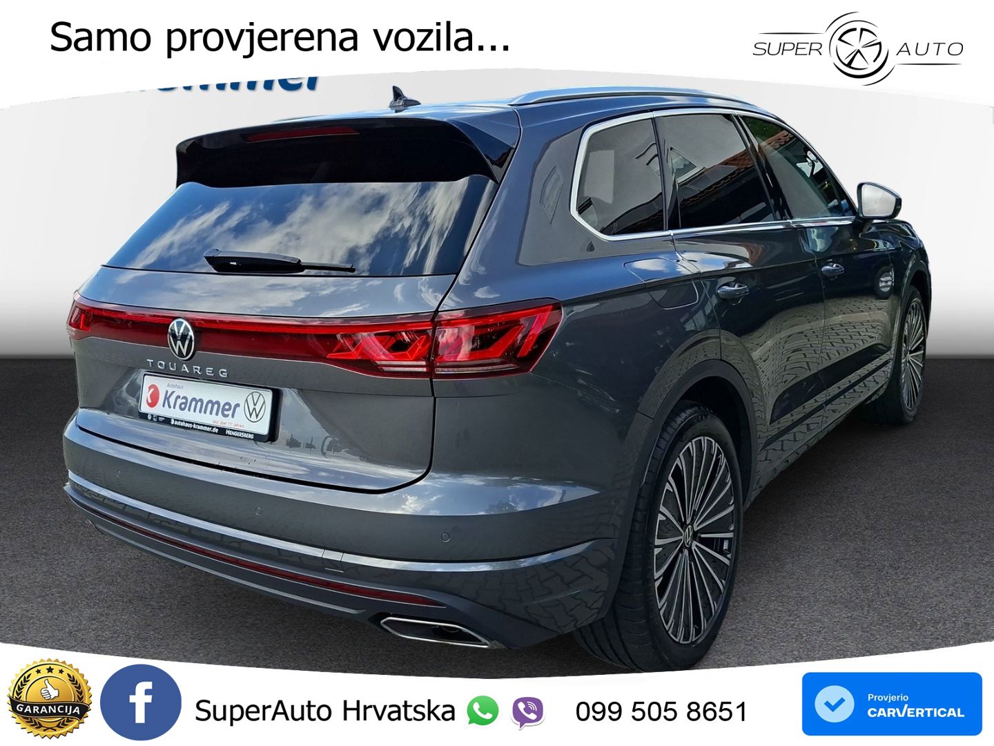 Volkswagen Touareg 3.0 V6 TSI (340 KS) 4MOTION Tiptronic ZRAČNI+ACC+GR SJED+KAM+PANO