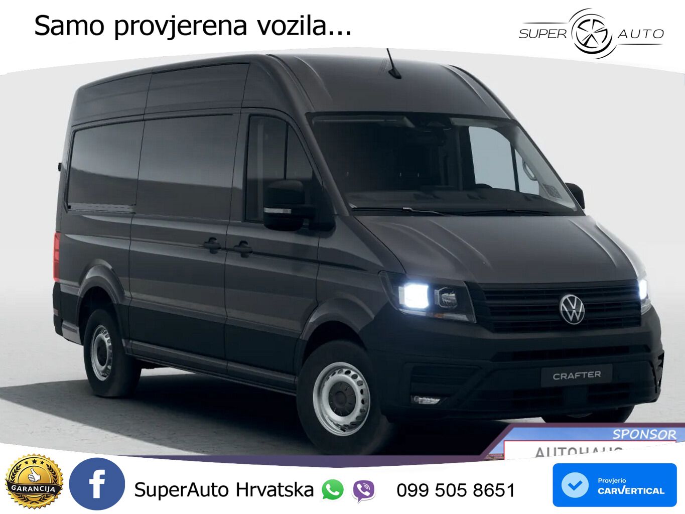 Volkswagen Crafter 35 L3H3 3S Temp Kam AppCo UVP-42%* 140 KS