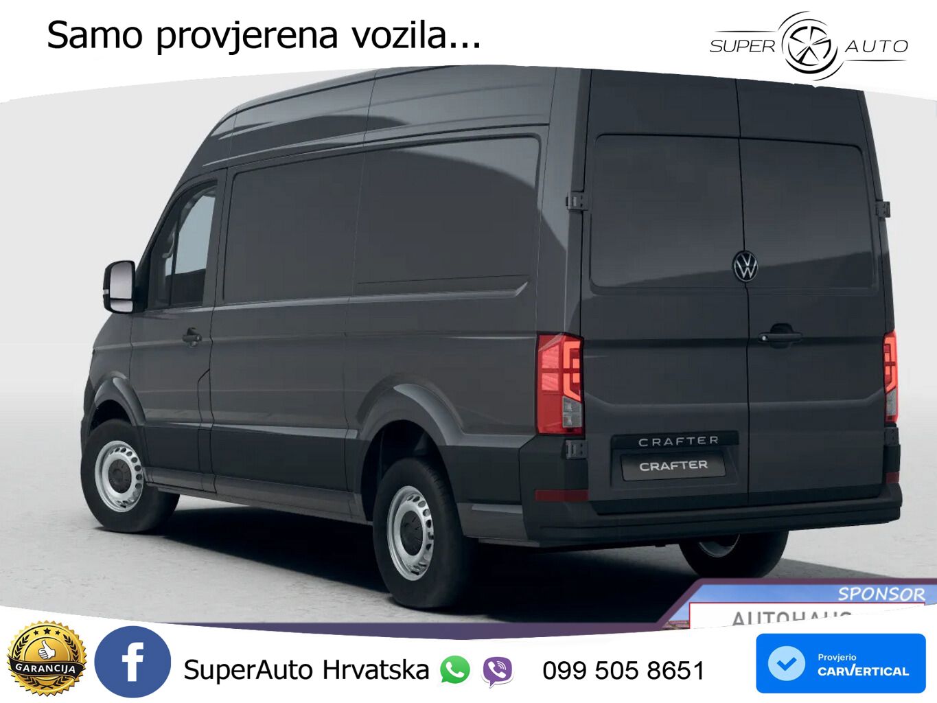 Volkswagen Crafter 35 L3H3 3S Temp Kam AppCo UVP-42%* 140 KS