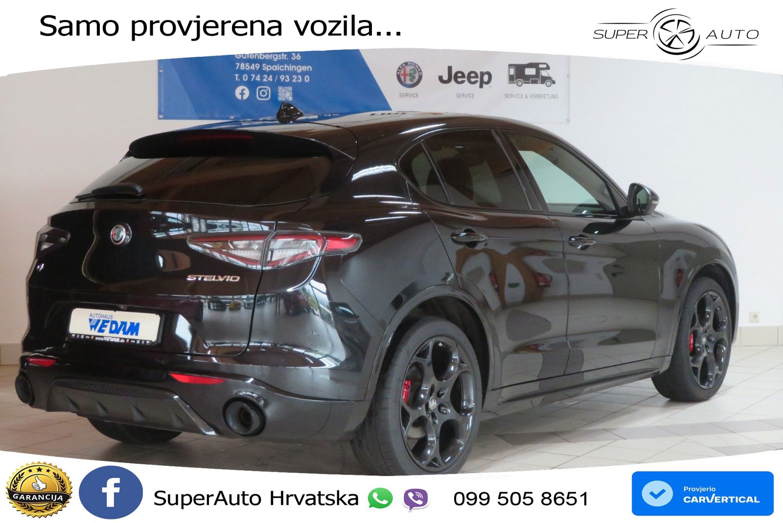 Alfa Romeo Stelvio 2.2 MultiJet II (210 KS) Q4 Automatic LED+GR SJED+ACC