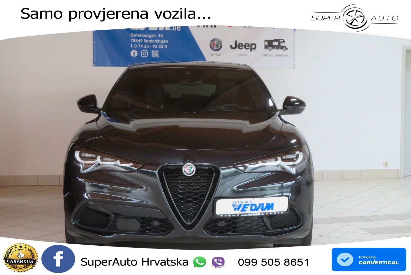 Alfa Romeo Stelvio 2.2 MultiJet II (210 KS) Q4 Automatic LED+GR SJED+ACC