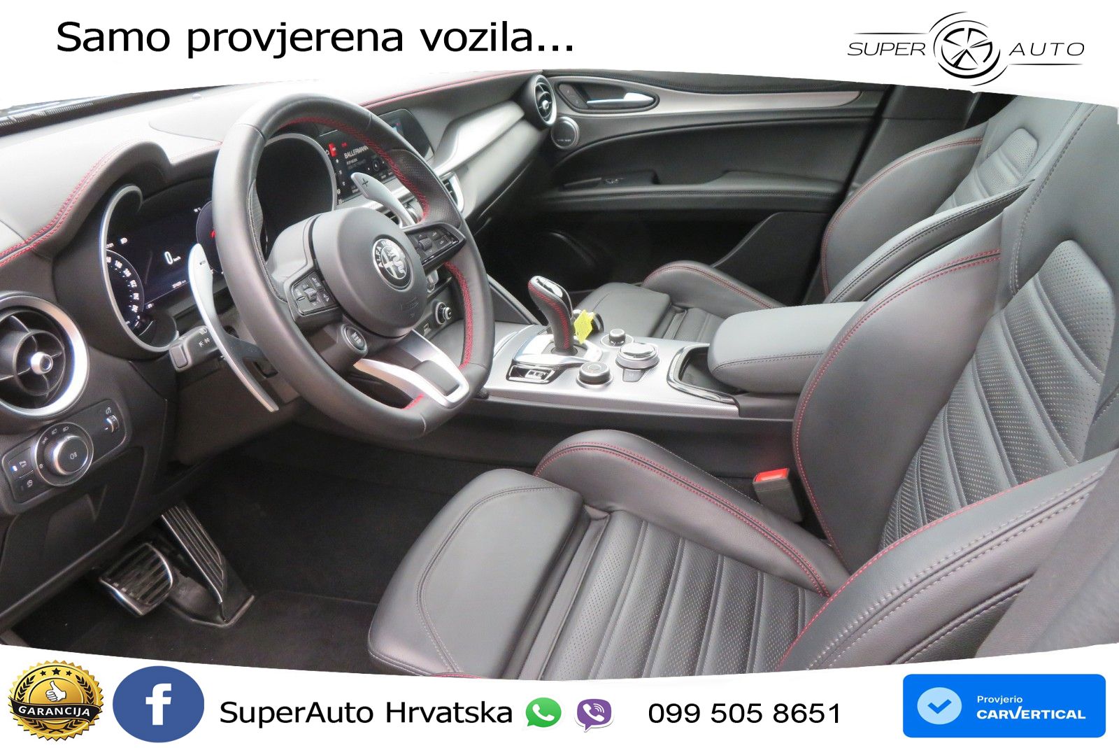 Alfa Romeo Stelvio 2.2 MultiJet II (210 KS) Q4 Automatic LED+GR SJED+ACC