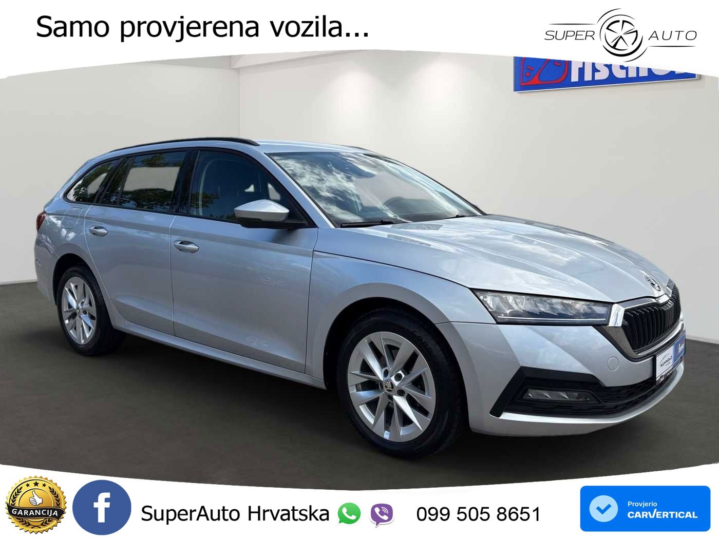Škoda Octavia Combi 2.0 TDI (150 KS) DSG LED+GR SJED+ACC
