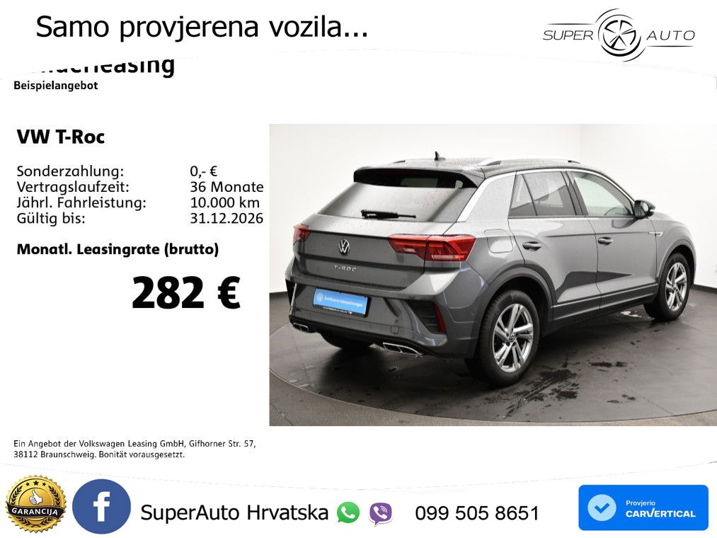 Volkswagen T-Roc I 1.5 TSI (150 KS) DSG LED+GR SJED+ACC