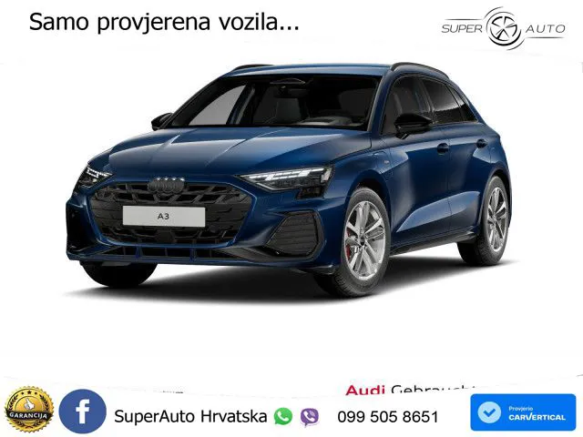 Audi A3 45 TFSIe (272 KS) S tronic S line LED+GR SJED+ACC