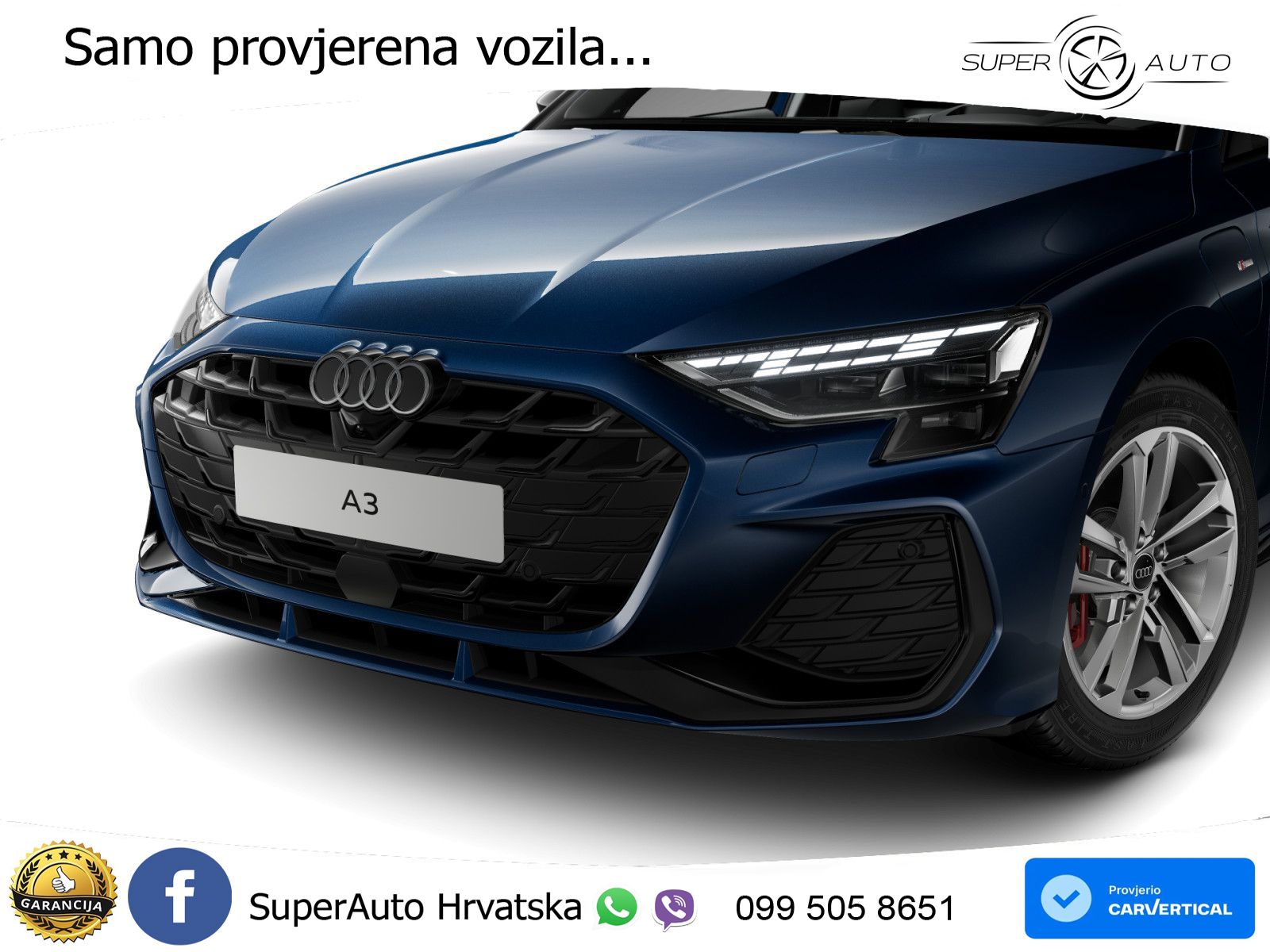 Audi A3 45 TFSIe (272 KS) S tronic S line LED+GR SJED+ACC
