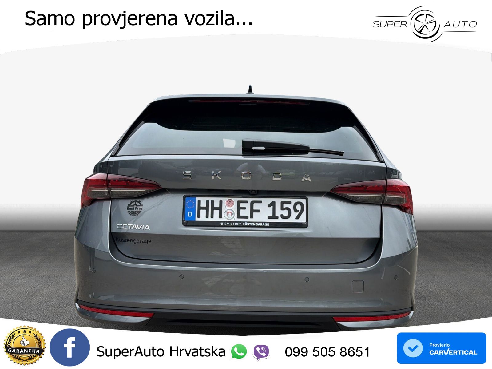 Škoda Octavia Combi 2.0 TDI (150 KS) DSG LED+GR SJED+ACC