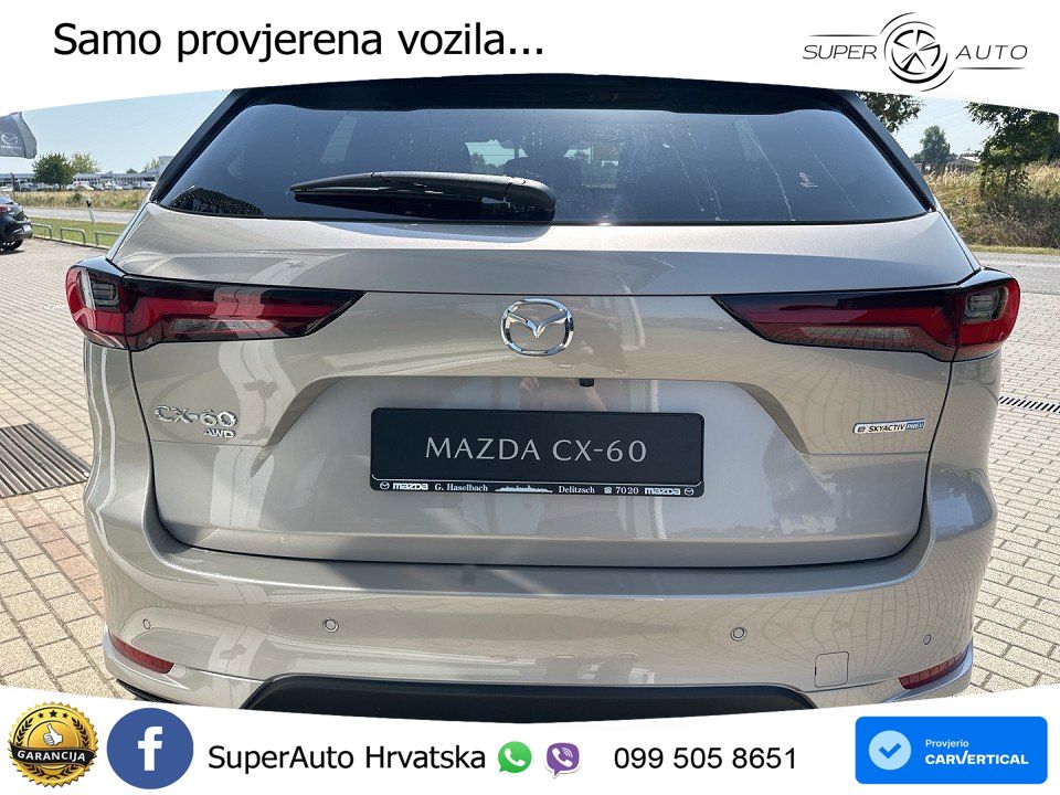 Mazda CX-60 2.5 e-Skyactiv (328 KS) AWD Automatic MATRIX+GR SJED+KAM