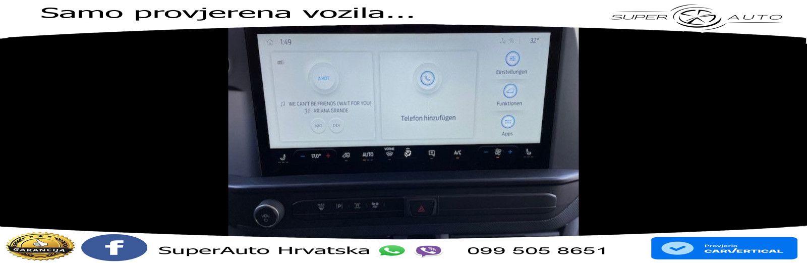 Ford Transit Custom 320 L1 Trend 150PS*RFK* 150 KS