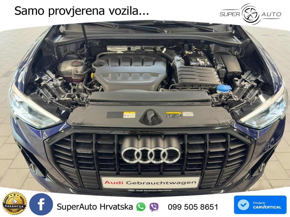 Audi Q3 40 TFSI (190 KS) quattro S tronic S line LED+GR SJED+ACC