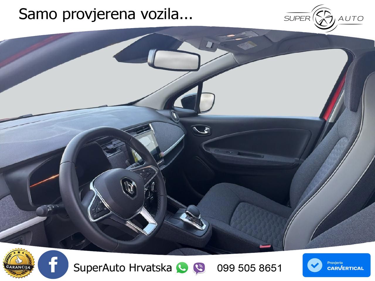 Renault Zoe 52 kWh (135 KS) Electric Evolution