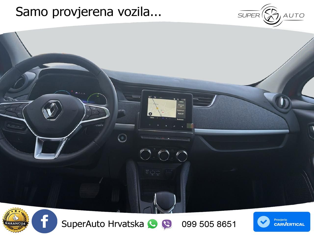 Renault Zoe 52 kWh (135 KS) Electric Evolution
