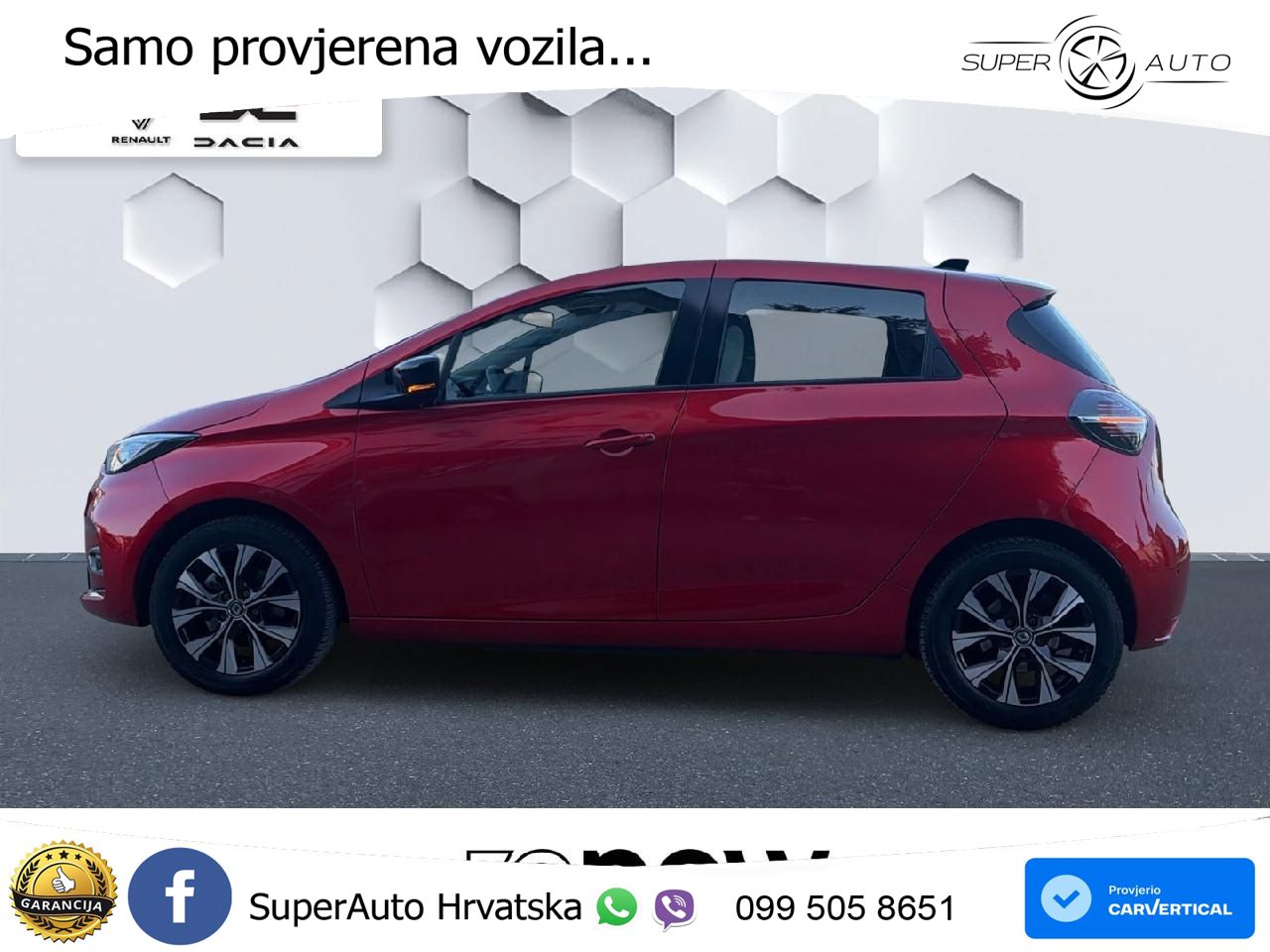Renault Zoe 52 kWh (135 KS) Electric Evolution
