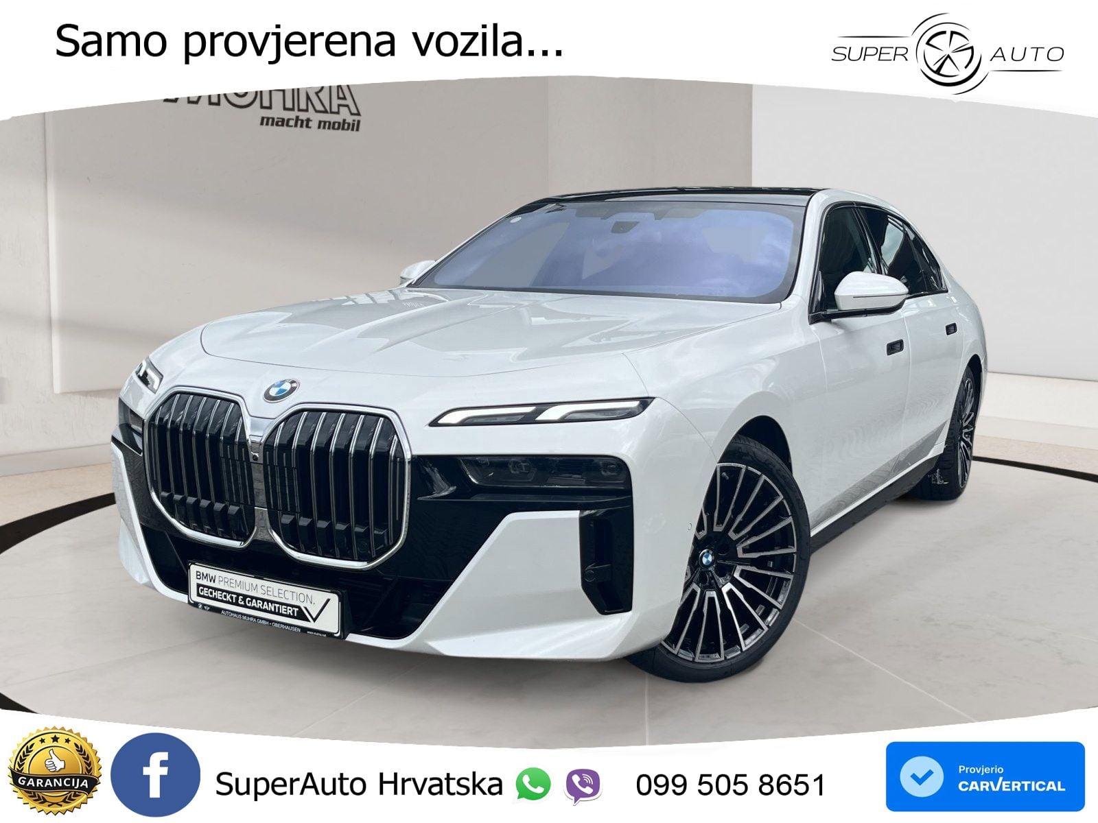 BMW 740d (299 KS) xDrive Steptronic M Sport ACC+HEAD+4xGR SJED+360+PANO
