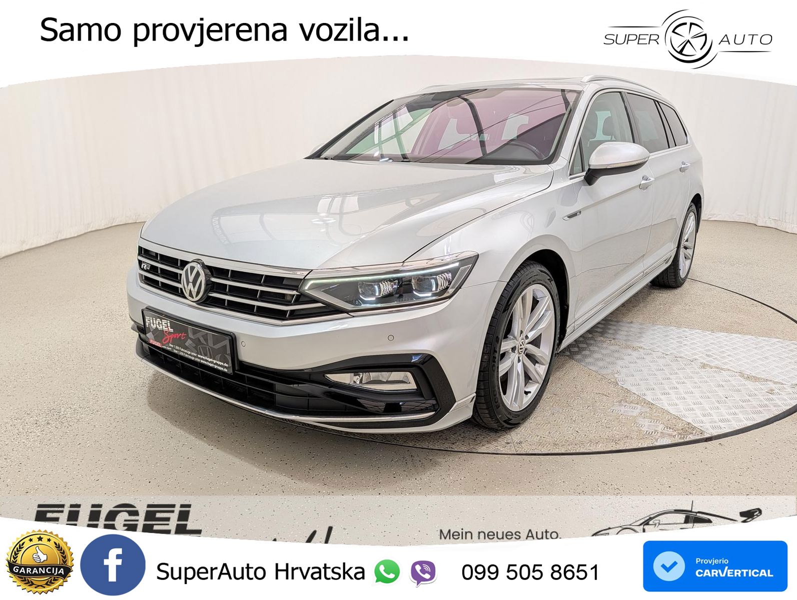 Volkswagen Passat Variant 1.5 TSI (150 KS) DSG ACT R-Line LED+GR SJED+ACC