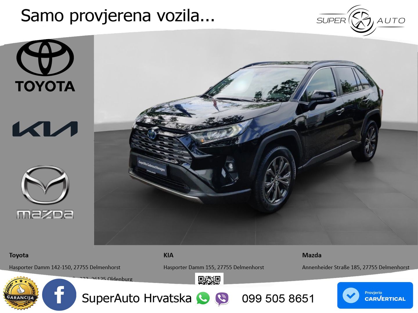 Toyota RAV4 2.5 (218 KS) Hybrid eCVT Team Deutschland LED+GR SJED+ACC